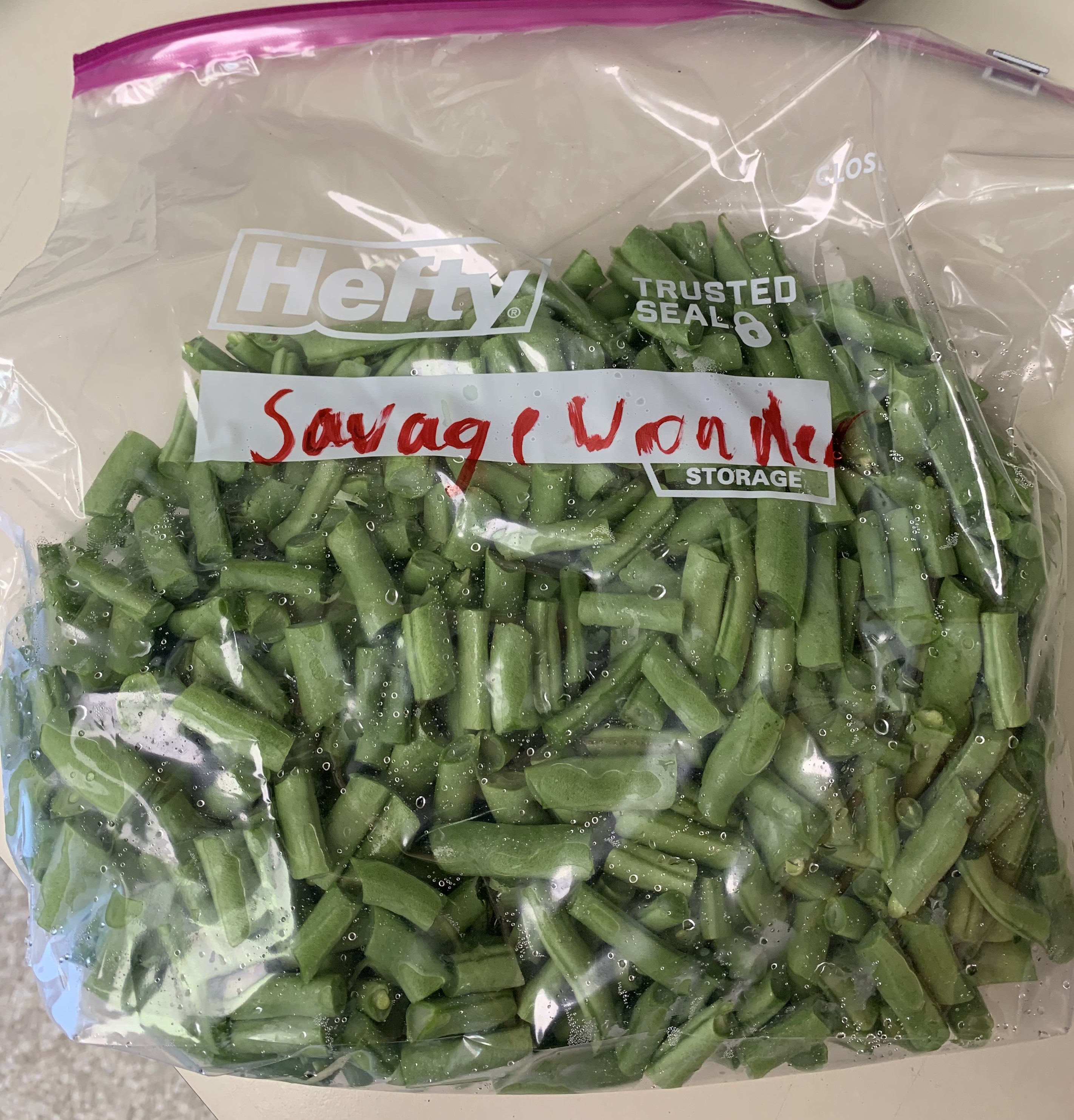 Savage Wonder Pole Bean.